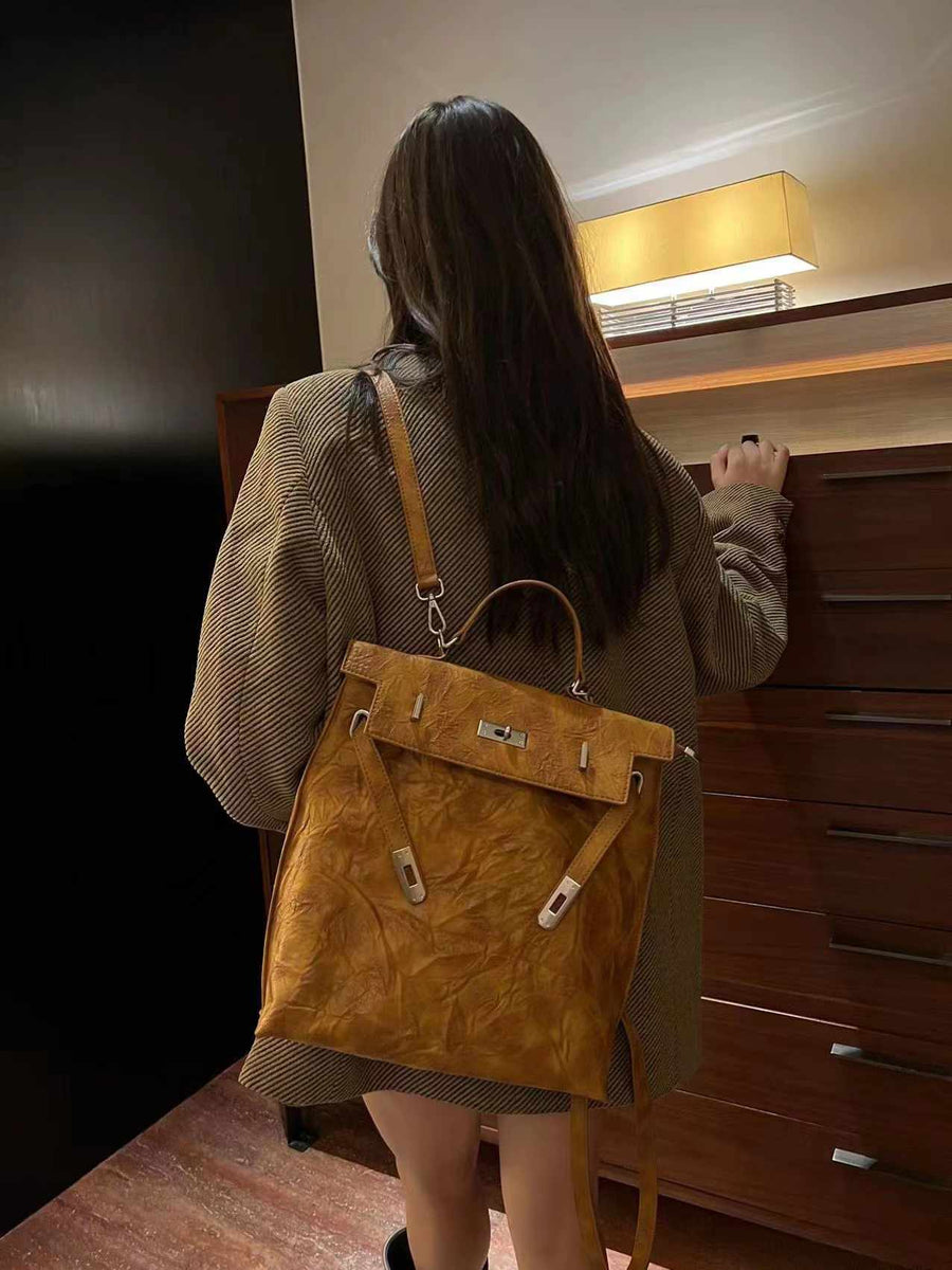 Aurora Vintage Leather Backpack