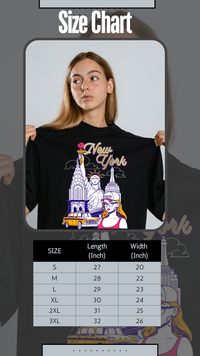 Thumbnail for New York-Inspired Glitter T-Shirt