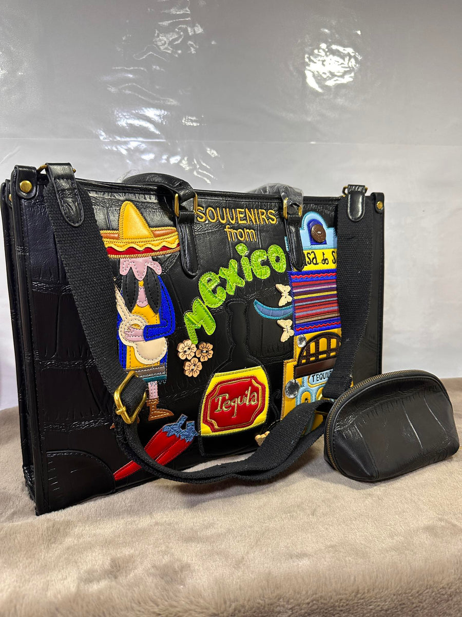 Mexico Inspired Rectangle On The Go Tote