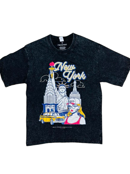 New York-Inspired Glitter T-Shirt