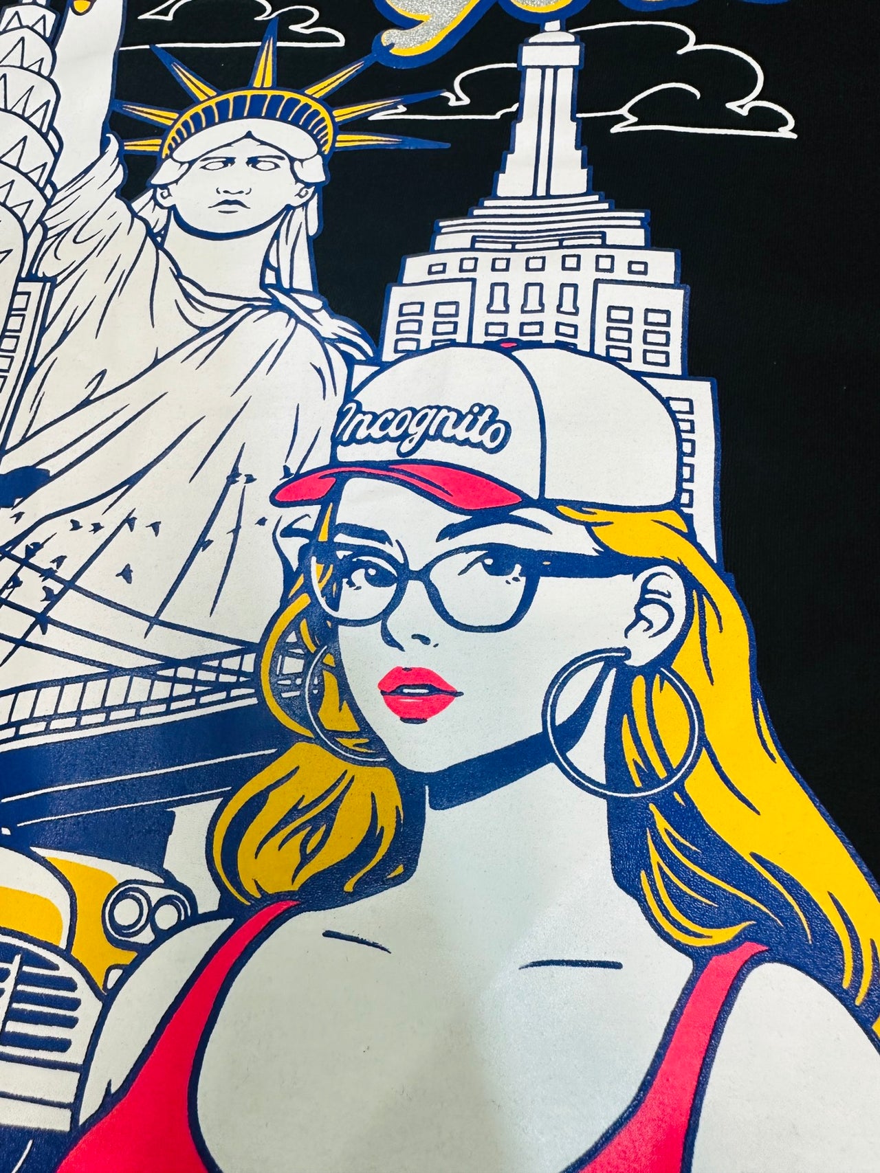 New York-Inspired Glitter T-Shirt
