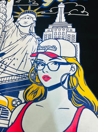 Thumbnail for New York-Inspired Glitter T-Shirt