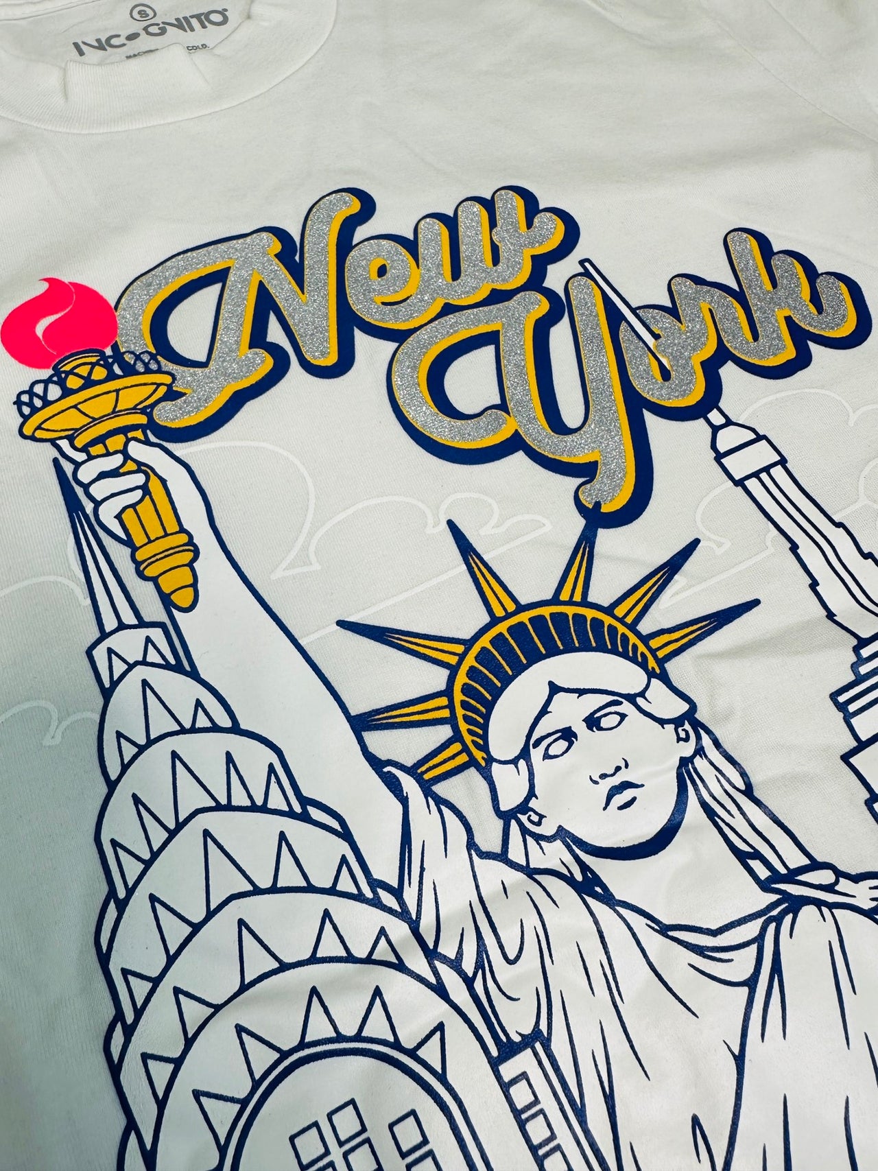 New York-Inspired Glitter T-Shirt