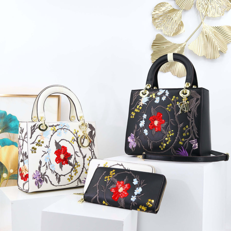 Tala Flower Embroidery Bag