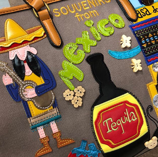 Mexico Inspired Rectangle On The Go Tote