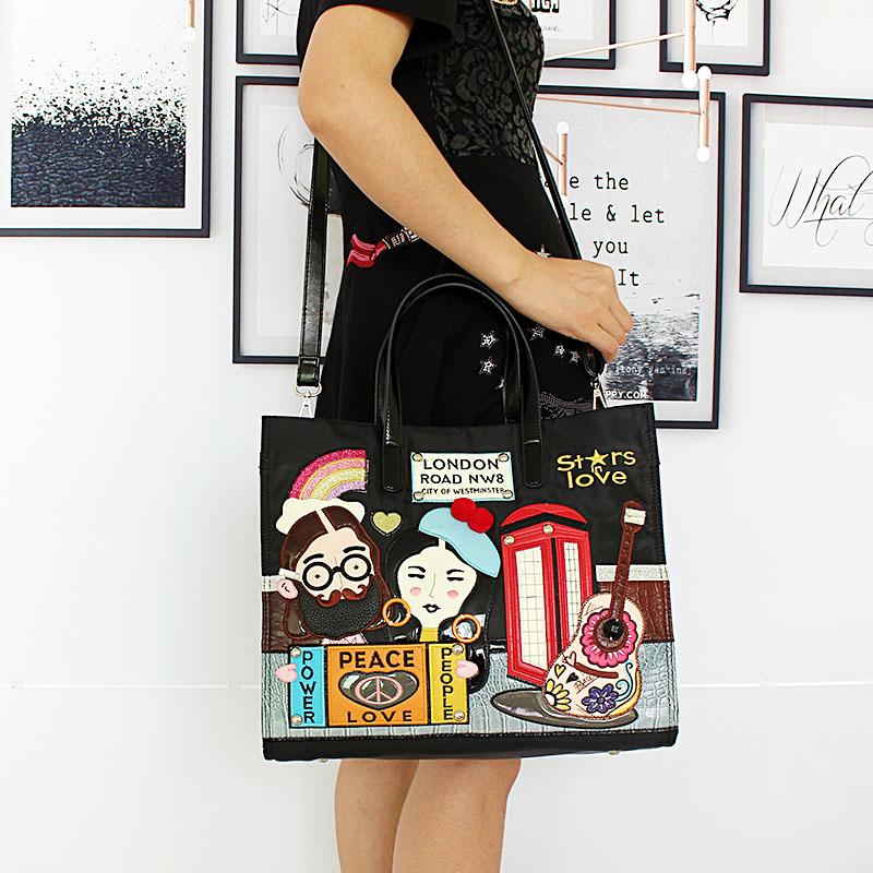London Road Embroidery Bag
