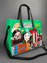 London Road Embroidery Bag