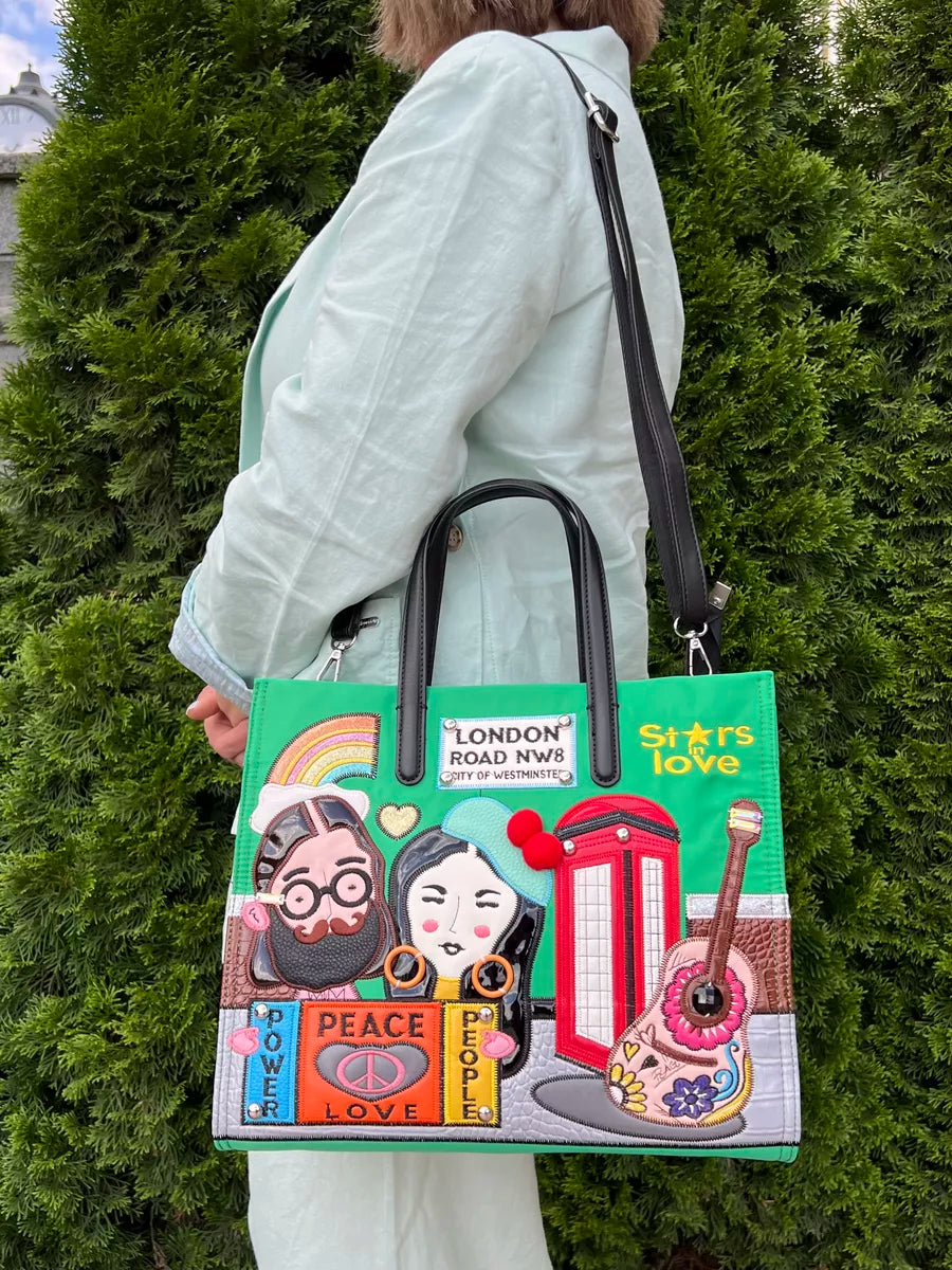 London Road Embroidery Bag
