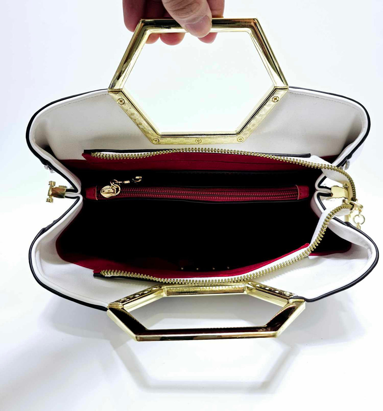 Hexagon happy flower