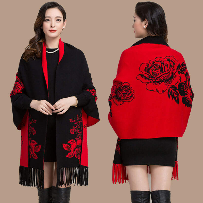 Scarlet Shawl (Pre order)