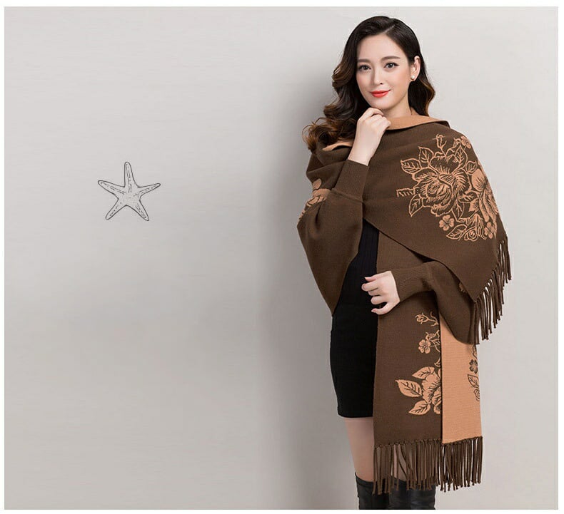 Scarlet Shawl (Pre order)
