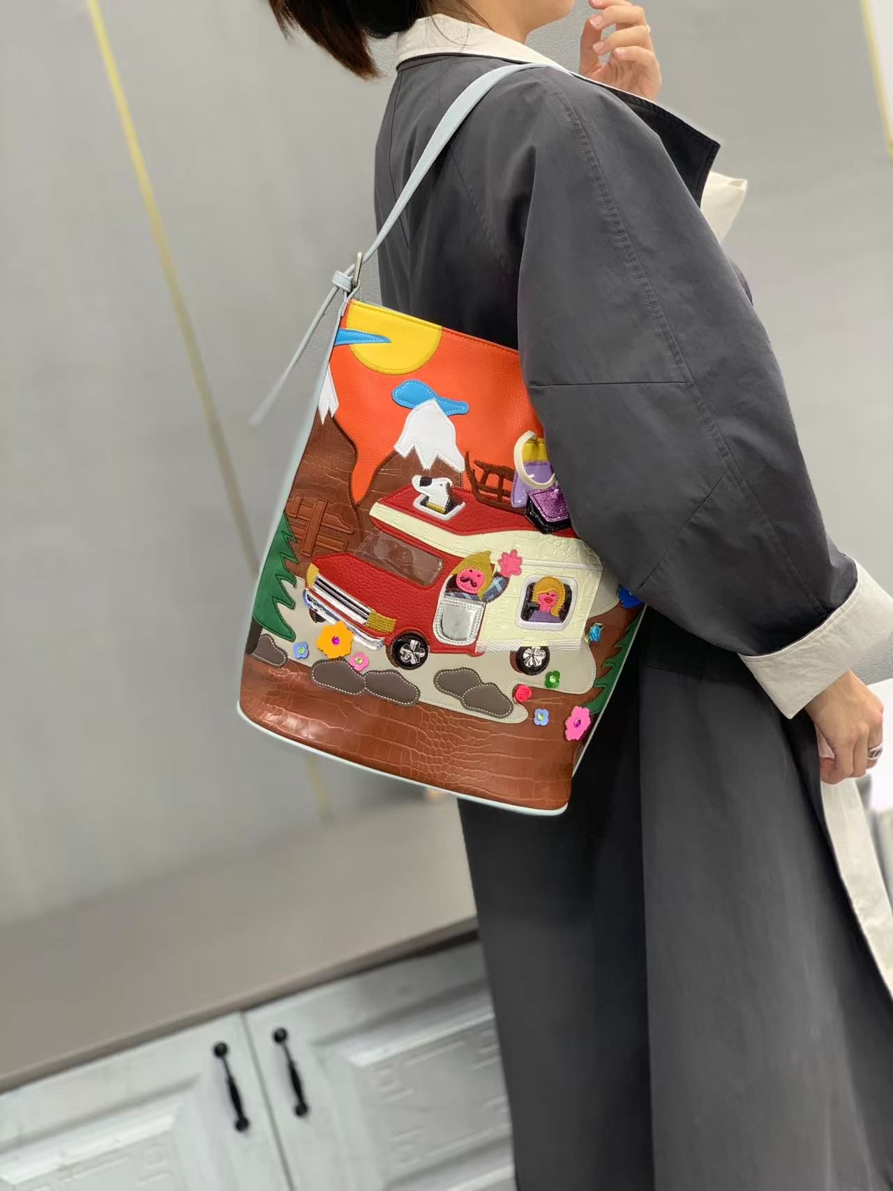 Camper Van Sling and Tote bag