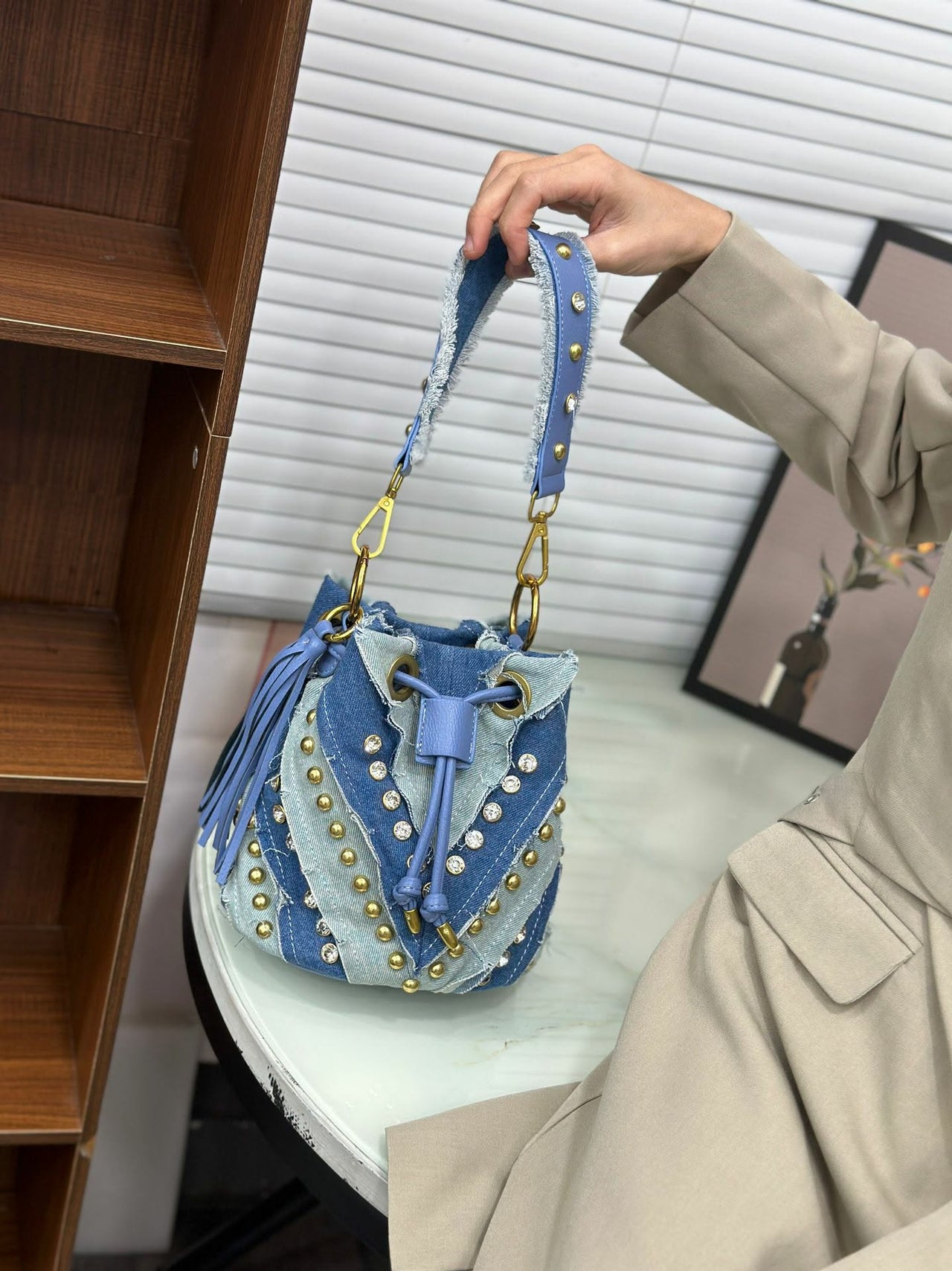 Linzy Denim Bag Pre-order