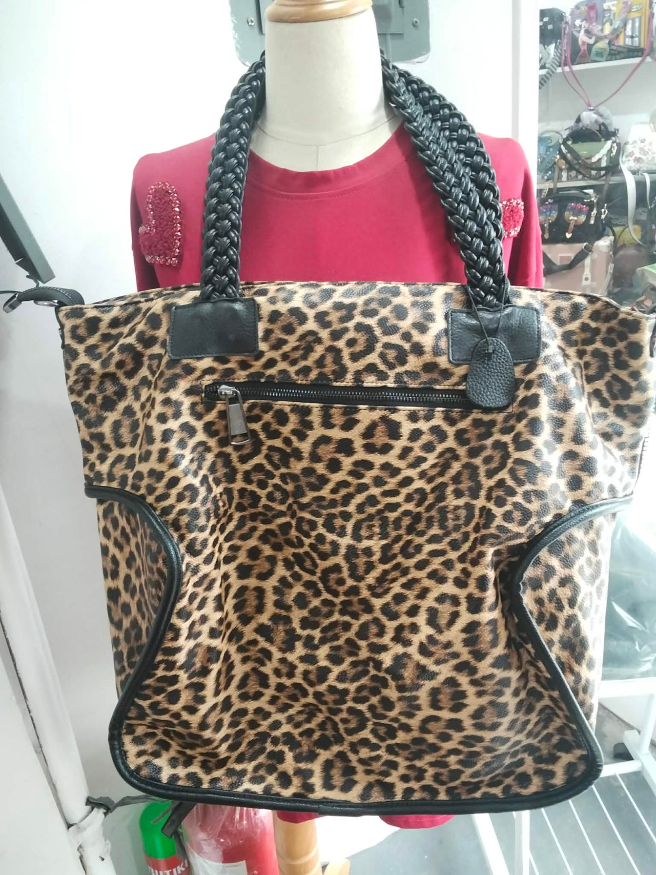 Minnie and mickey mouse tote bag