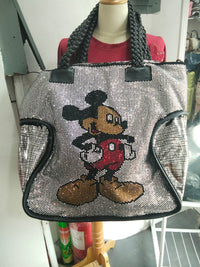 Minnie and mickey mouse tote bag