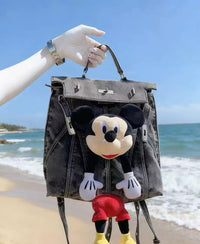 Mickey Mouse Denim Backpack
