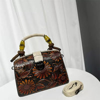 Sunflower Embroidered Sling Bag