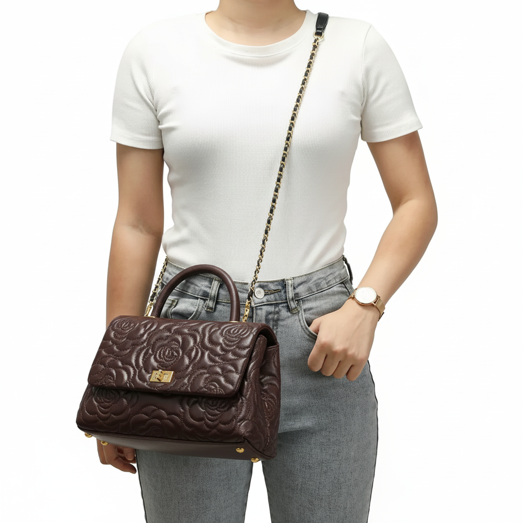Miss gail plain sling bag