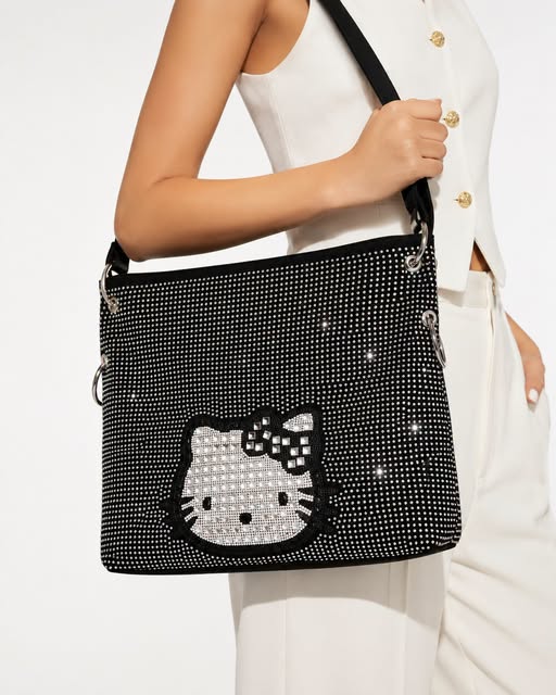 HK RHINESTONE TOTE BAG