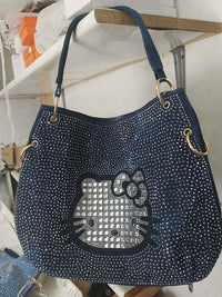 HK RHINESTONE TOTE BAG