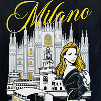 Thumbnail for Milano Inspired Shirt with Gold Foil Print