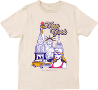 Thumbnail for New York-Inspired Glitter T-Shirt