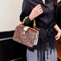 Sunflower Embroidered Sling Bag
