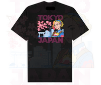 Thumbnail for Tokyo Japan Inspired Rhinestone Shirt