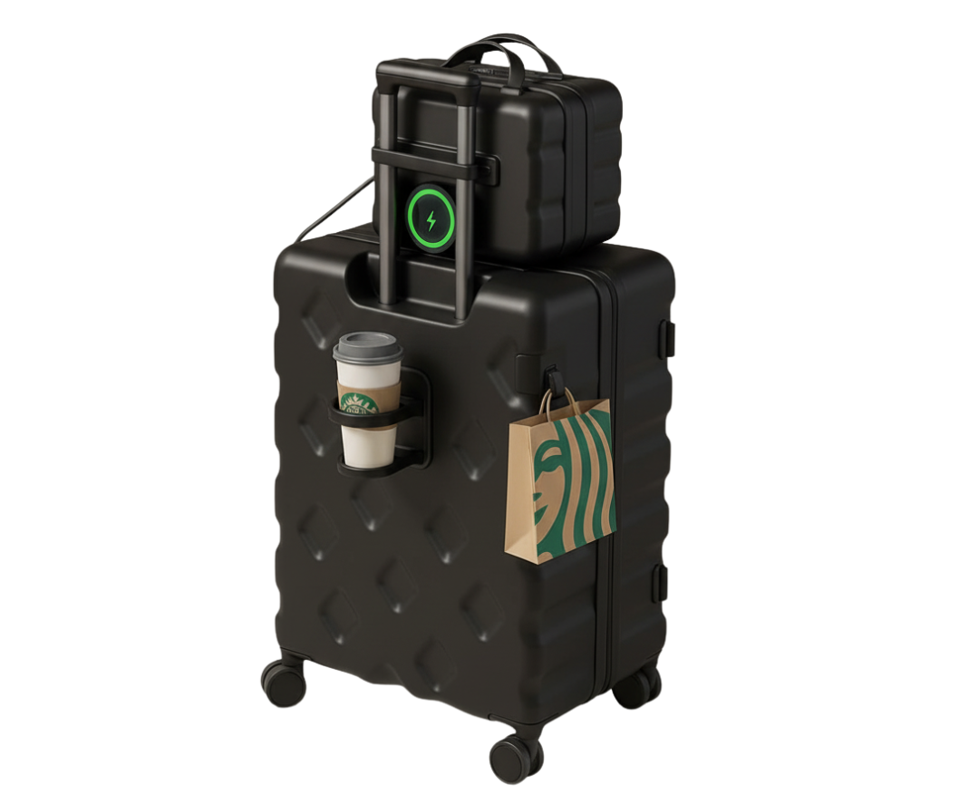 Milky Luggage Set – 20” Trolley Pre Order