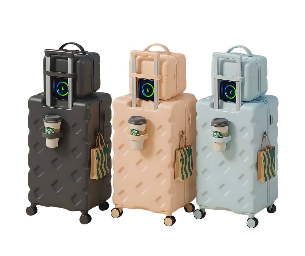 Milky Luggage Set – 20” Trolley Pre Order