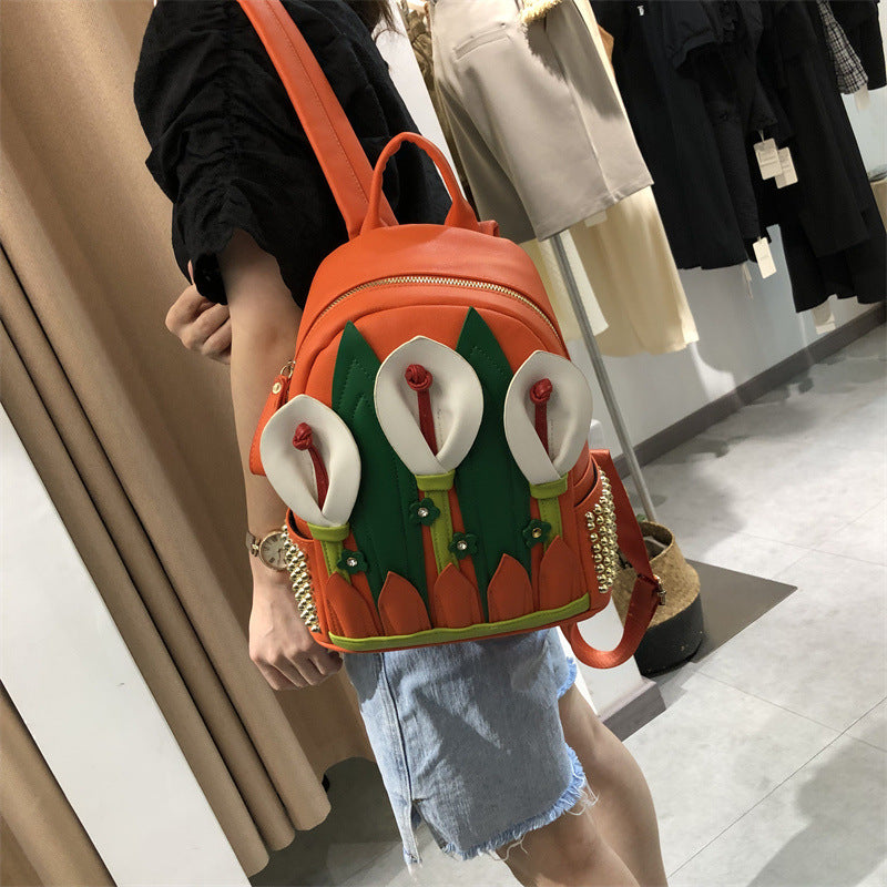 Fermoza Lily Inspired Backpack: Inspired PU Leather
