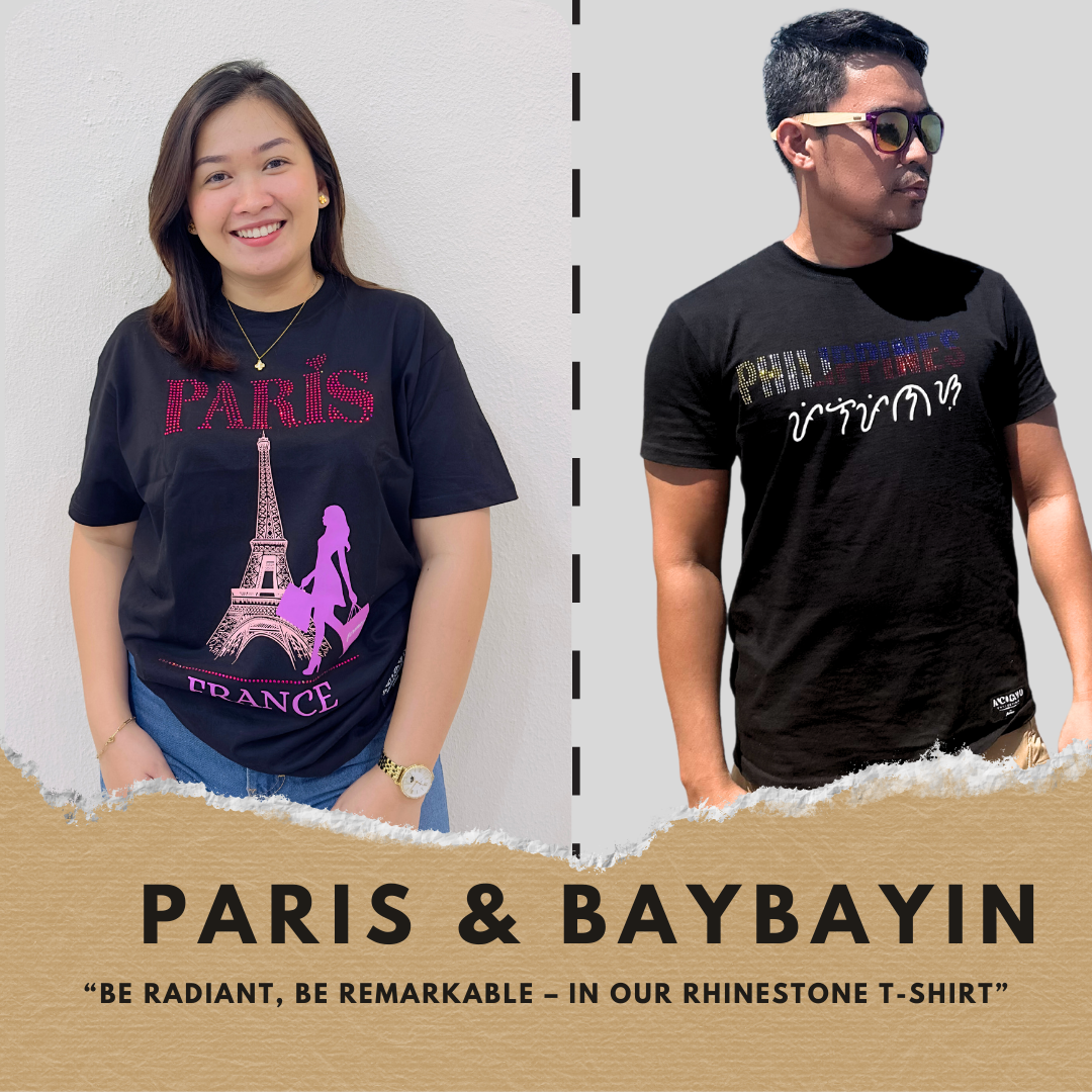 Philippines Baybayin Rhinestone Fusion shirt tshirt