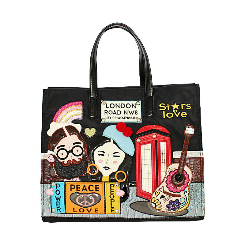 London Road Embroidery Bag