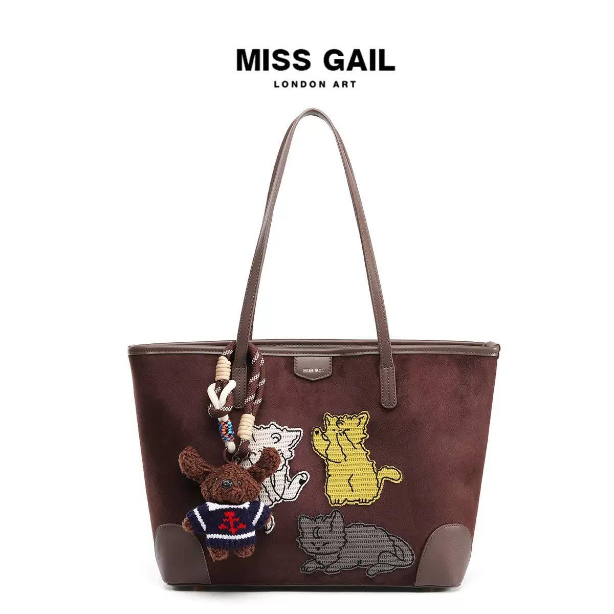 MISS GAIL Kitty Tote Bag