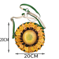 Sunflower Round Bag