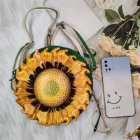 Sunflower Round Bag
