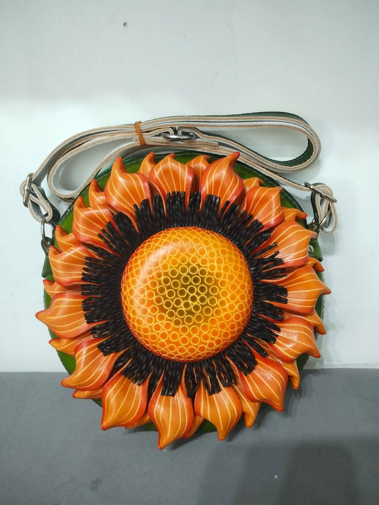 Sunflower Round Bag