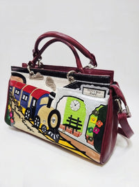 Rosie Train Maroon