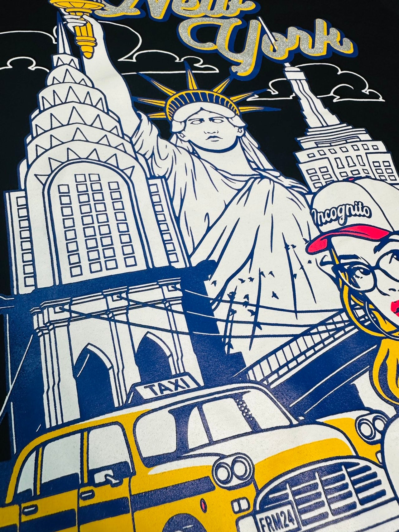 New York-Inspired Glitter T-Shirt