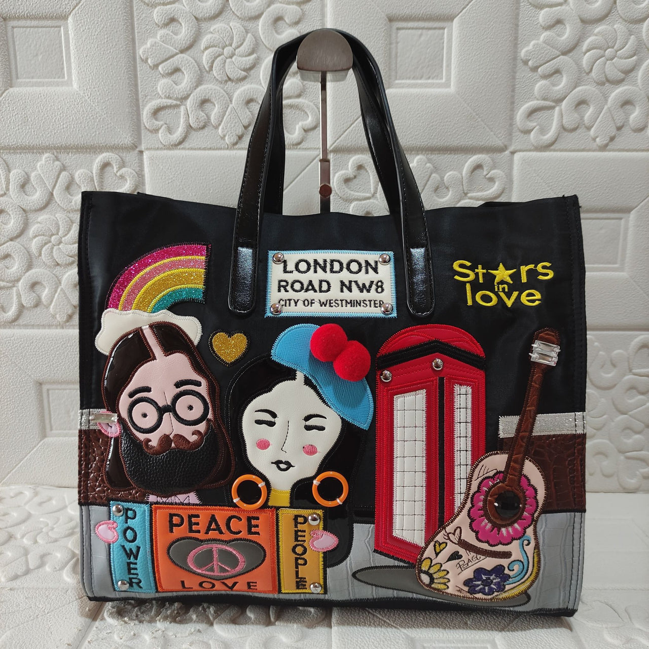 London Road Embroidery Bag